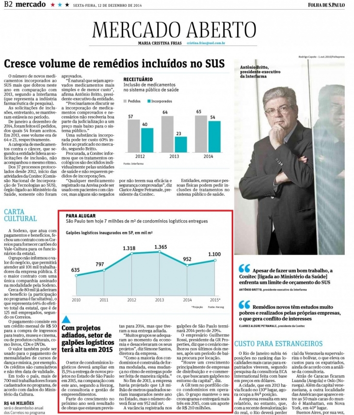 Folha de São Paulo publica estudo da Herzog