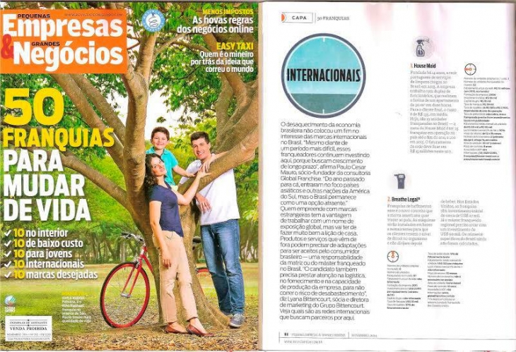 Revista Pequenas Empresas &amp; Grandes Negócios traz matéria com a House Maid