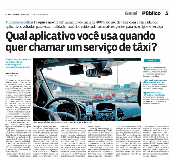 PPCar no Gazeta do Paraná